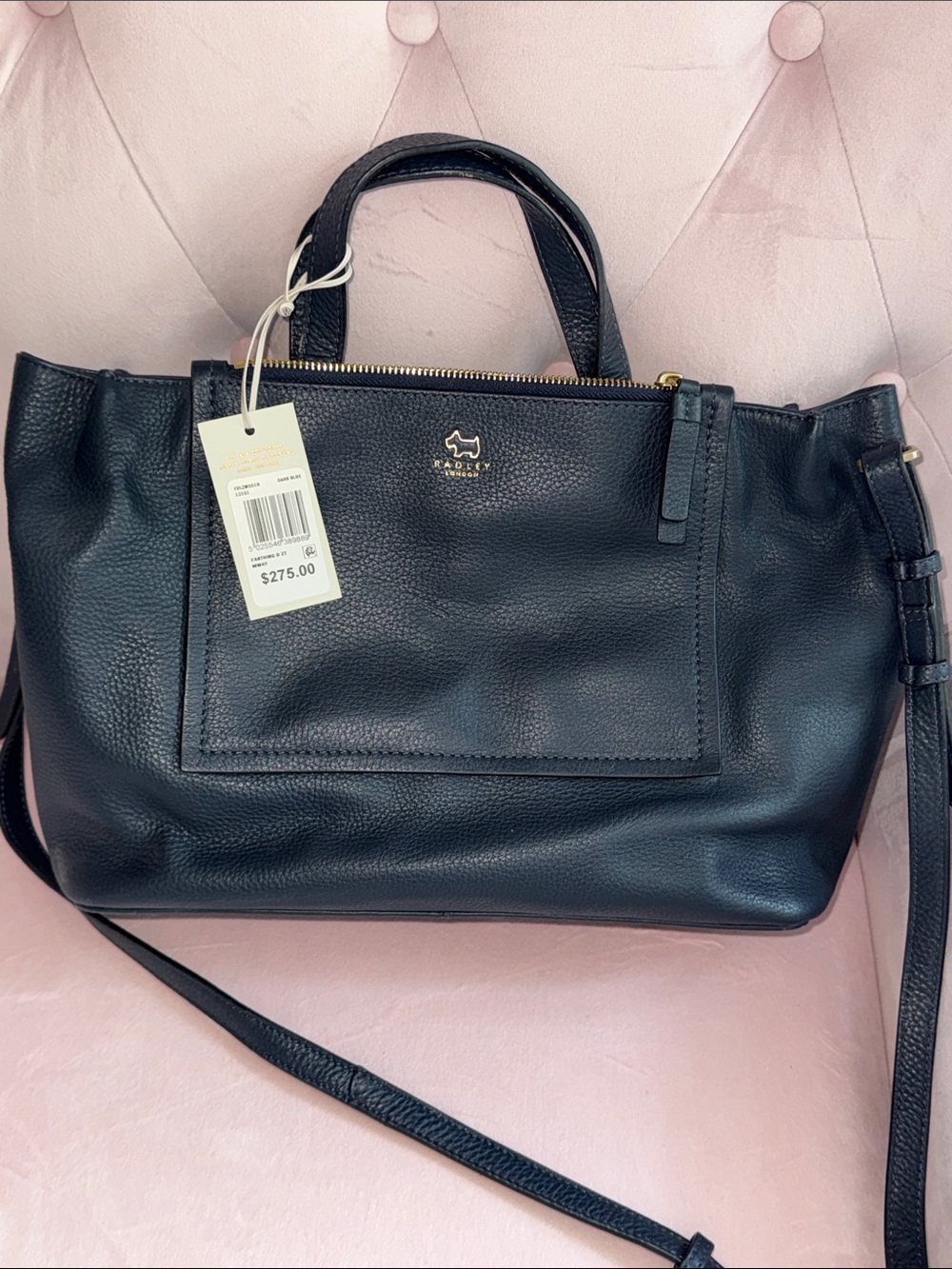 The Radley London Farthing Downs bag Navy